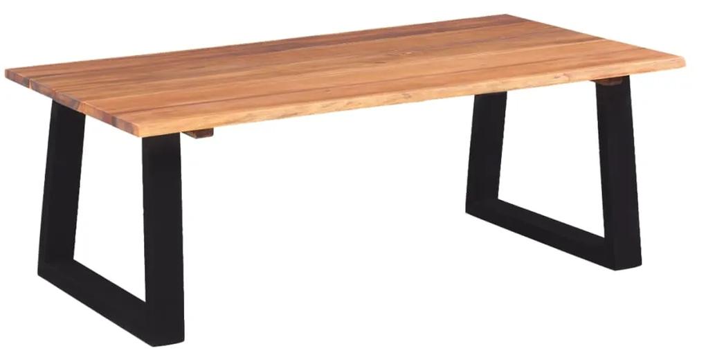 vidaXL Konferenčný stolík, masívne akáciové drevo, 110x60x40 cm