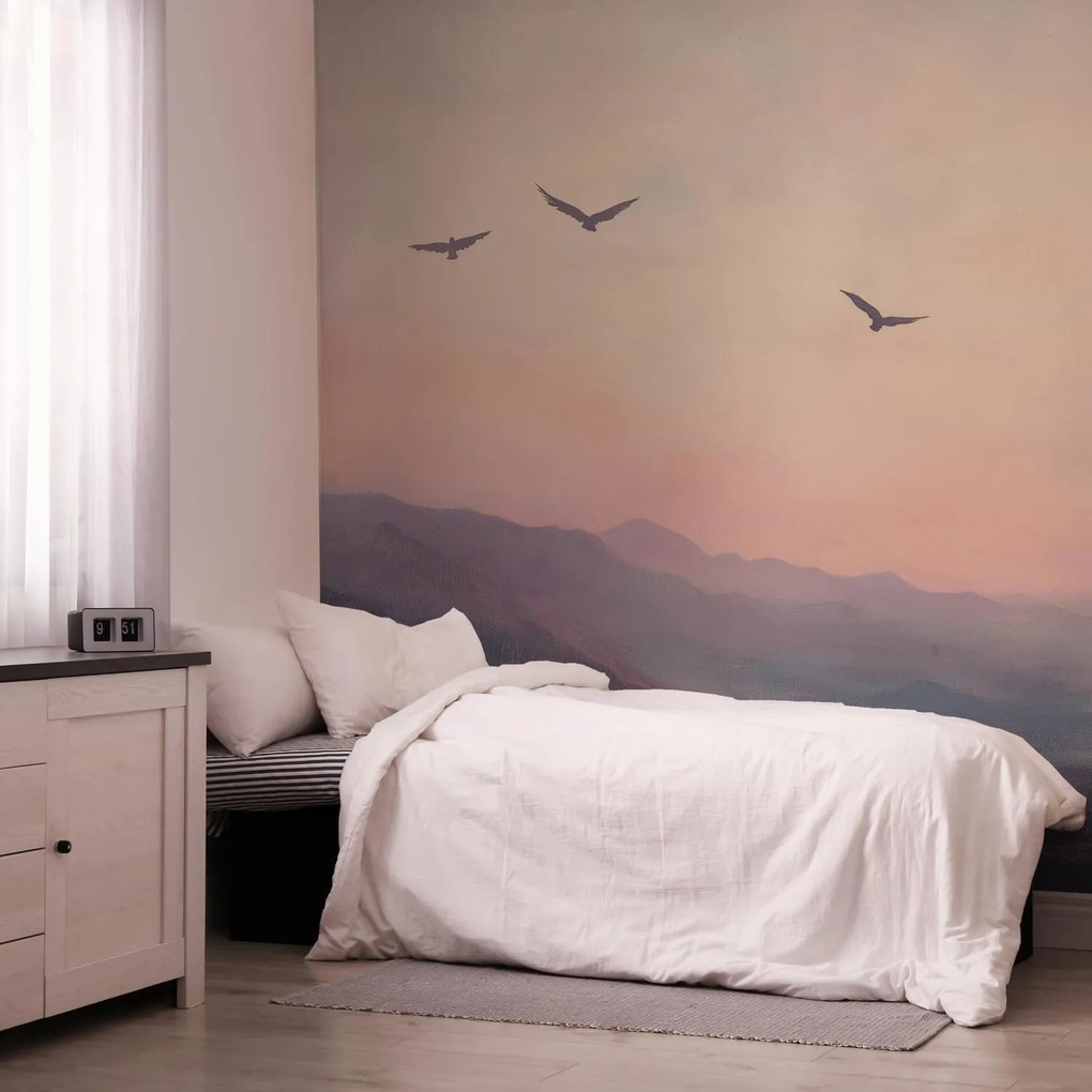 Fototapeta - Kŕdeľ vtákov II. (147x102 cm)