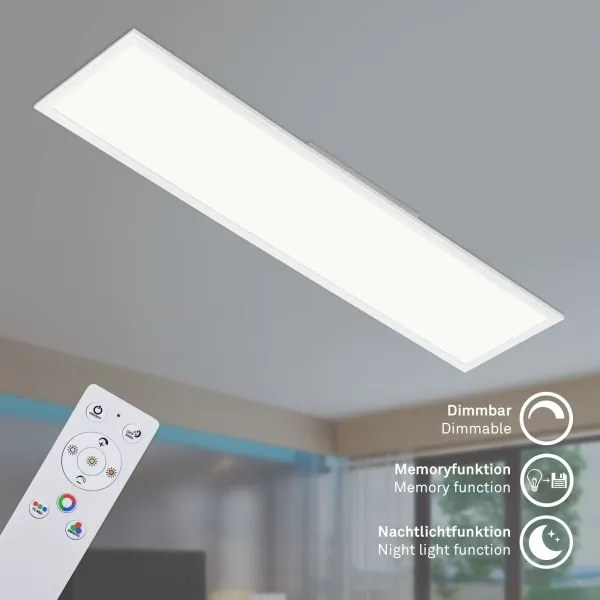 Brilo - LED RGBW Stmievateľné stropné svietidlo SLIM LED/40W/230V + DO