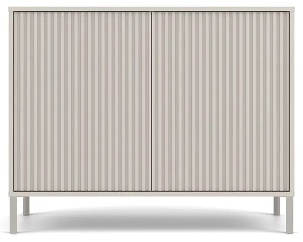 Komoda Kamaro 2D štíhla 103 cm kašmír
