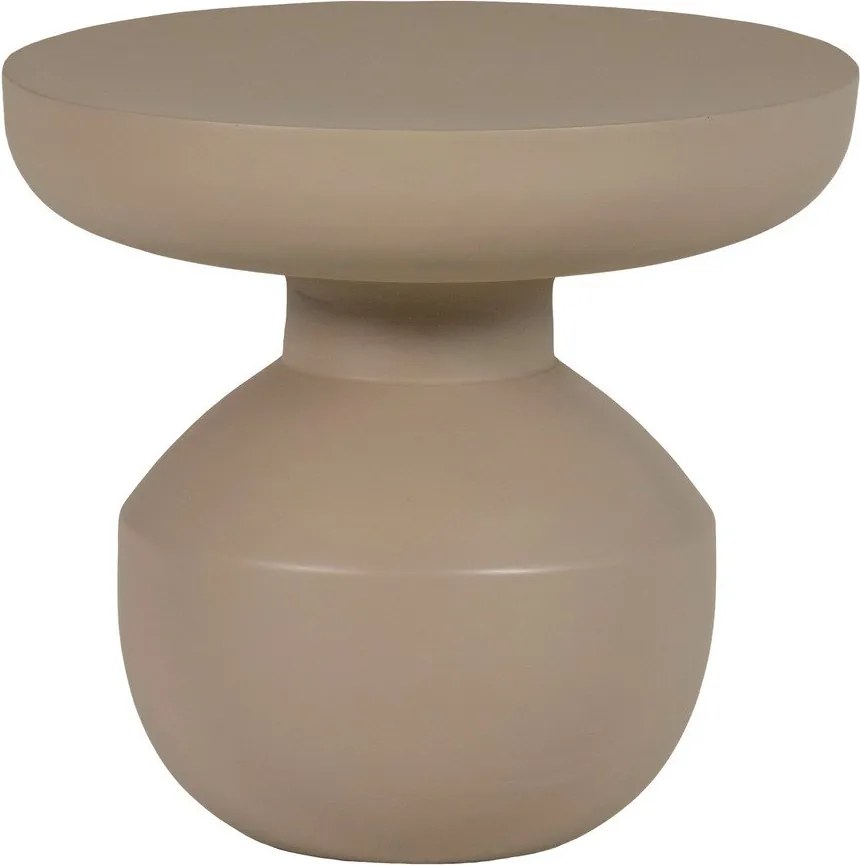 Kovový okrúhly odkladací stolík ø 45 cm Bova – WOOOD