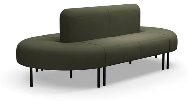 Pohovka VARIETY, 360° sedenie, látka Blues CSII, olivová