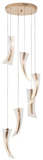 LED Luster na lanku FIRENZE 6xLED/10W/230V 3000K