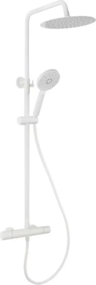 Sprchová sada DRAGOR s termostatickou batériou, matná biela
