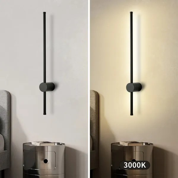 Brilagi - LED vonkajšie nástenné svietidlo AURA LED/12W/230V 3000K IP54 čierne