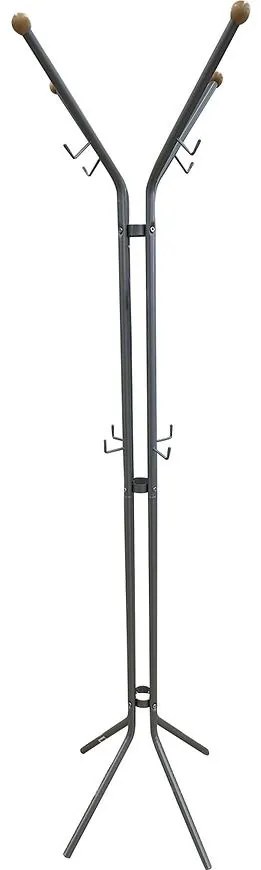 Vešiak kovový Stanghe 9062 striebro/prirodzené