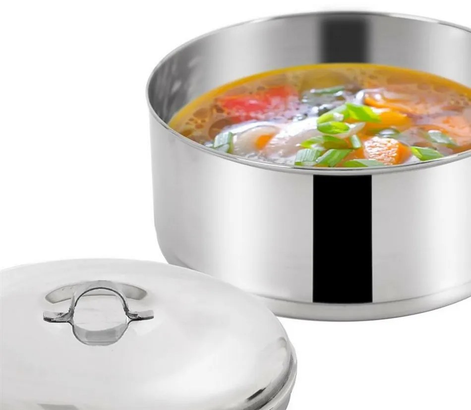 Orion Nerezový obedár 4 poschodia, 1 l, 4 poschodia