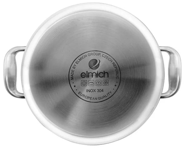 Elmich Třívrstvý nerezový hrnec na indukci Trimax 24 cm XS (6L)