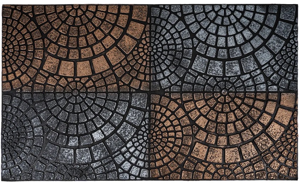Bo-Ma Trading Gumová rohožka Ornaments , 45 x 75 cm