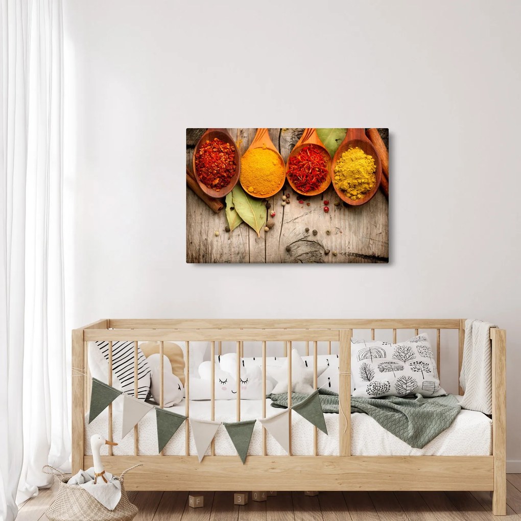 Obraz - Korenie na dreve (90x60 cm)