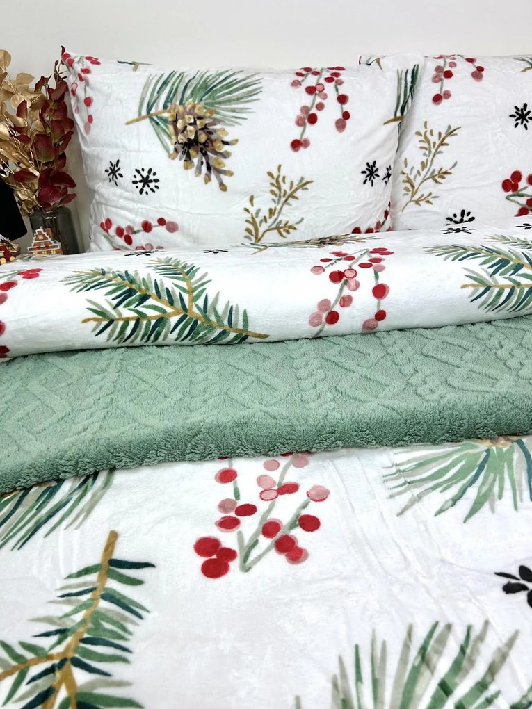 Posteľná obliečka Mikroplyš Ihličie 140x200/70x90 cm | INTERMEDIC SK