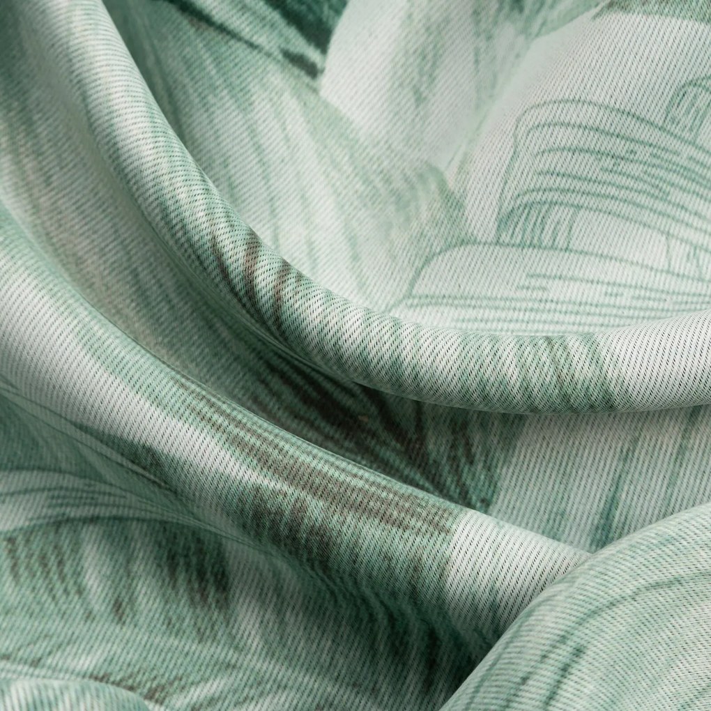 ZATEMŇOVACÍ ZÁVES NA PÁSKE NINA 140X270 CM LISTY