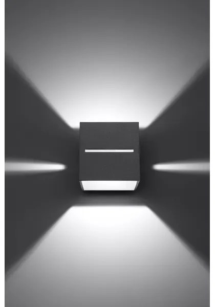 Nástenné svietidlo LOBO 1xG9/40W/230V šedá