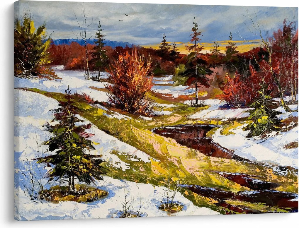 Obraz - Príchod jari (70x50 cm)