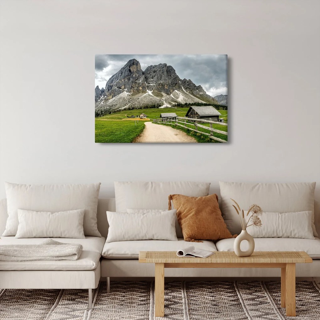 Obraz - V rakúskych horách (90x60 cm)