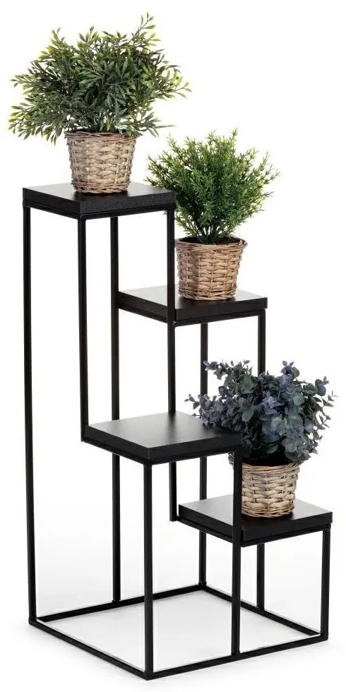 Stojan na kvety Caros čierny