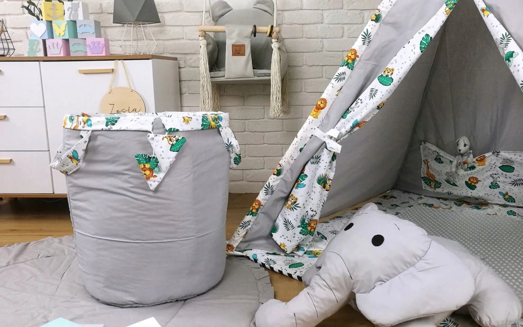 Detský kôš na hračky - JUNGLE