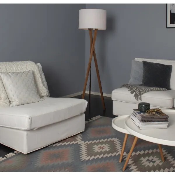 ByRydens 4100020-6003 - Stojacia lampa VEGA 1xE27/5W/230V hnedá