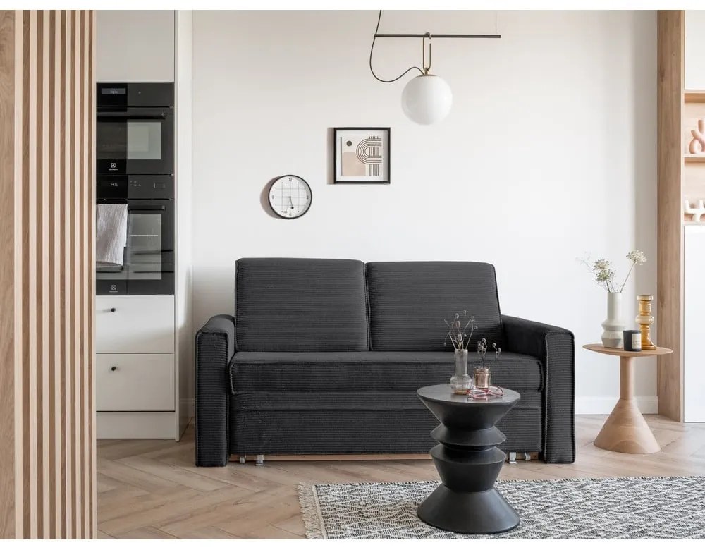 Tmavosivá rozkladacia pohovka 168 cm Lucky Lucy – Miuform