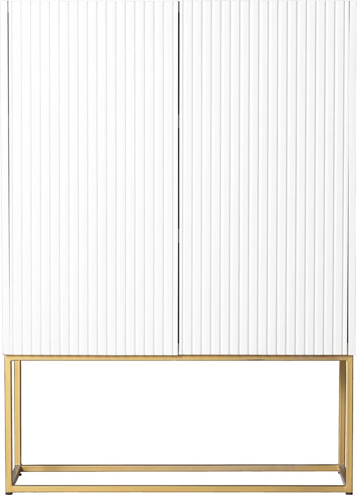 Skriňa Wavy white