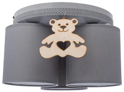Detské stropné svietidlo BEAR 3xE27/60W/230V