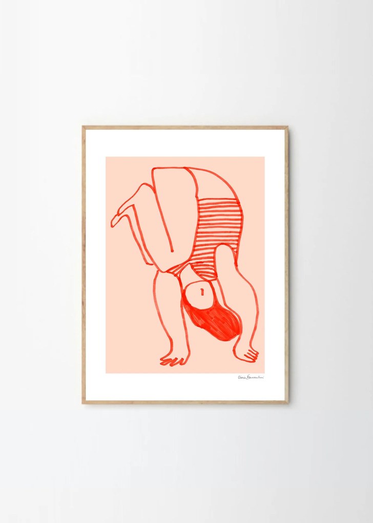 THE POSTER CLUB Autorský plagát Upside Down by Cinzia Franceschini 30 x 40 cm