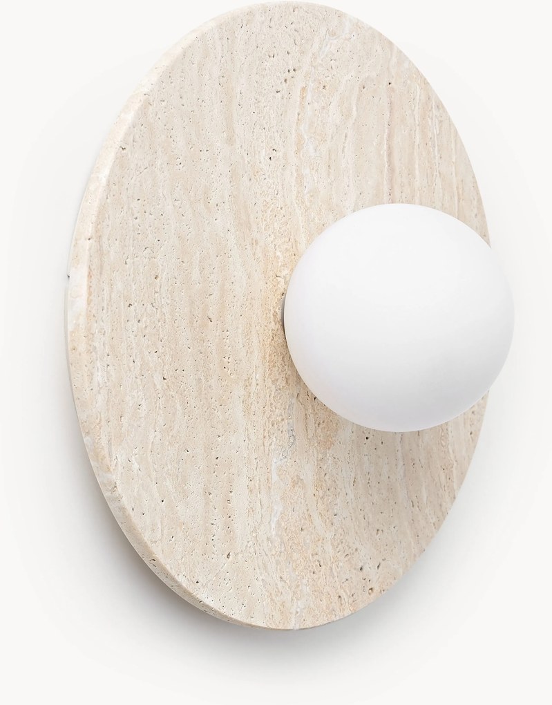 Nástenné a stropné svietidlo z travertínu Cehlani