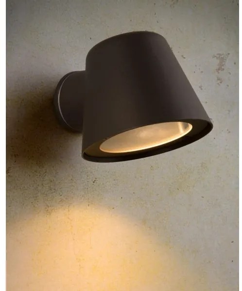 Lucide 14881/05/30 - LED Vonkajšie nástenné svietidlo DINGO 1xGU10/5W/230V IP44