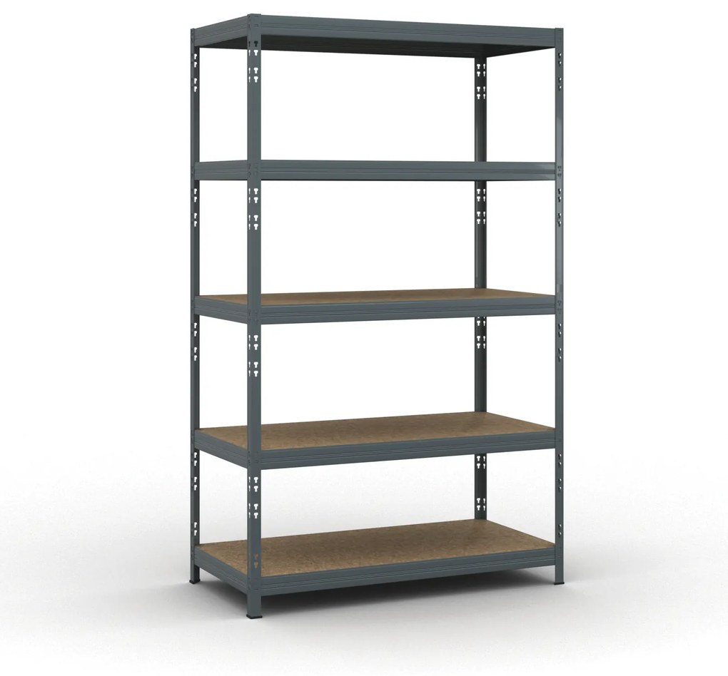 Policový regál 1966x1200x600 mm, nosnosť 280kg