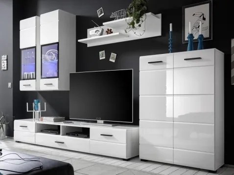 Obývacia stena Alaska, s osvetlením%