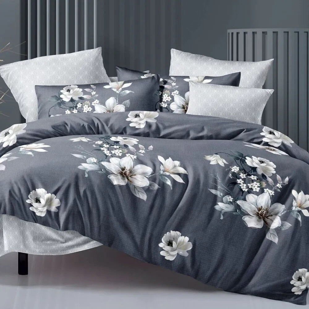 Obliečky Homa MIRELA GREY 7-dielna sada 140x200 cm