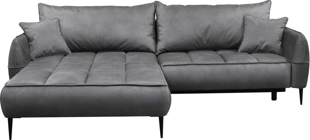XXXLutz ROHOVÁ SEDAČKA, textil, sivá MID.YOU - Sedačky - 001574002808
