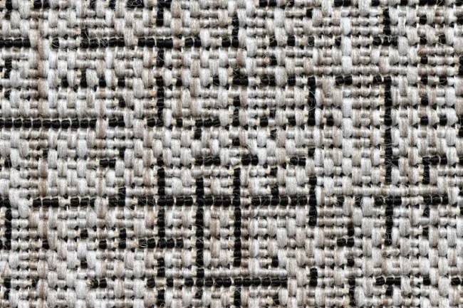Koberec SIZAL FLOORLUX kruh 20401 Ramka strieborný/čierny