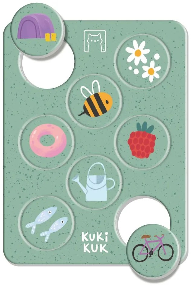 Kukikuk Véééliké puzzle Loto Roční období - Betexa