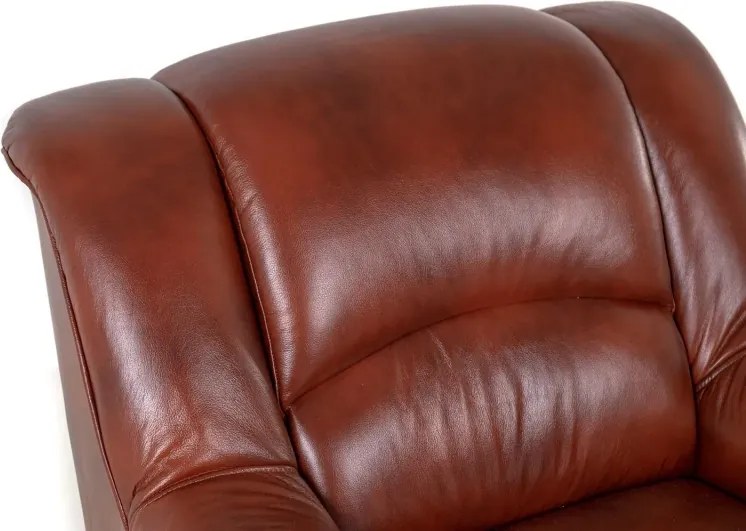 Kožené kreslo Dubaj LUX, čerešňa (A-4)