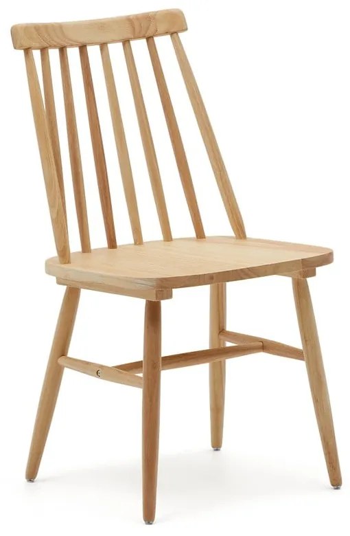 Jedálenské stoličky v súprave 2 ks z kaučukového dreva v prírodnej farbe – Kave Home