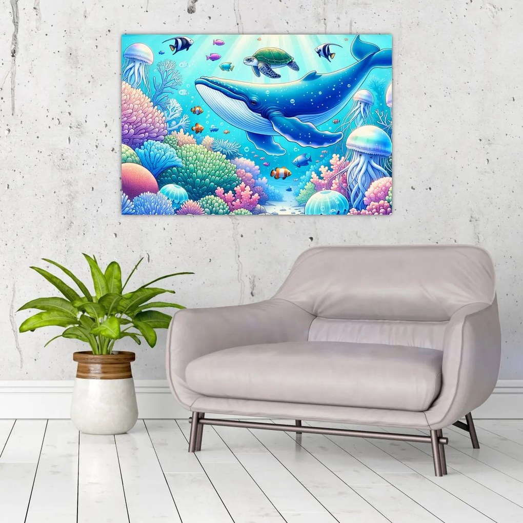 Obraz – Podvodný svet (90x60 cm)