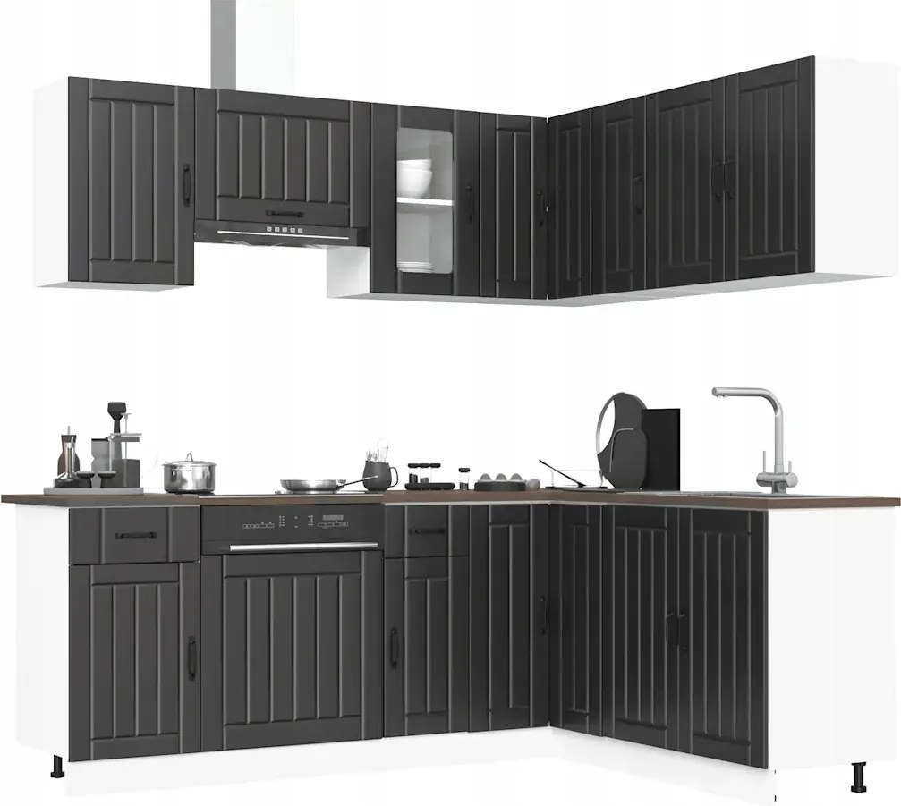 vidaXL 11-dielna sada kuchynských skriniek Kalmar, kompozitné drevo