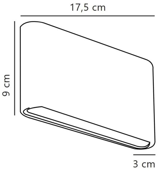 Nordlux - LED Vonkajšie nástenné svietidlo KINVER LED/8,5W/230V IP54 biela