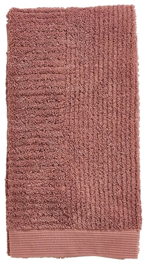Červený froté bavlnený uterák 50x100 cm Classic – Zone