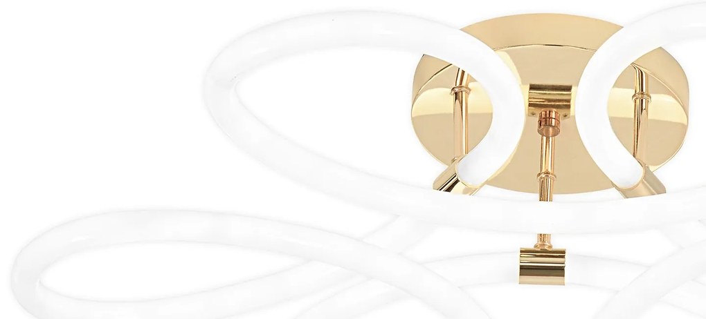 Toolight Toolight, LED moderné stropné svietidlo, 99W, 4000K, 5000lm, G023-C, zlatá, OSW-06374