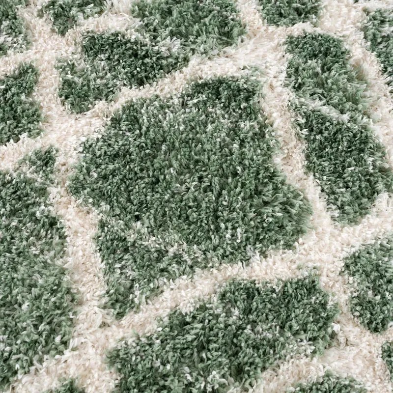 Dekorstudio Shaggy koberec s dlhým vlasom PULPY 540 - zelený Rozmer koberca: 80x300cm