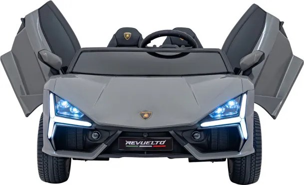 Elektrické autíčko Lamborghini Revuelto XL sivé