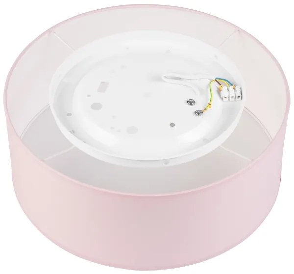 Stropné svietidlo SIRJA PASTEL 1xE27/60W/230V pr. 35 cm ružová