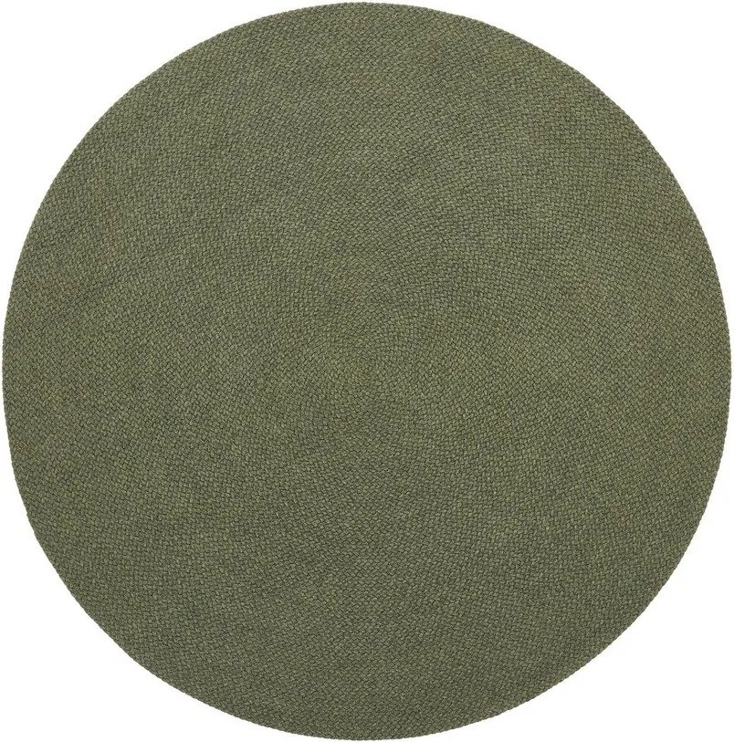 Zelený okrúhly vnútorný a vonkajší koberec z recyklovaných vlákien ø 150 cm Despas – Kave Home