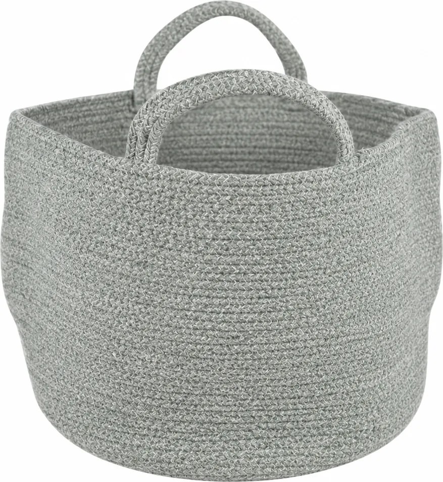 Úložný kôš s úchytmi COTTON HAVEN 35x35 cm - viac farieb Farba: Šedozelená