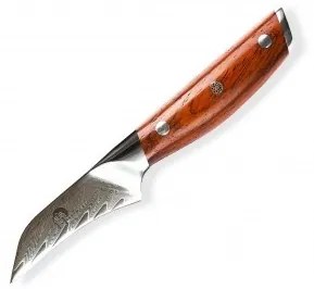 DELLINGER Rose-Wood Damascus nůž Paring 3" (70mm)