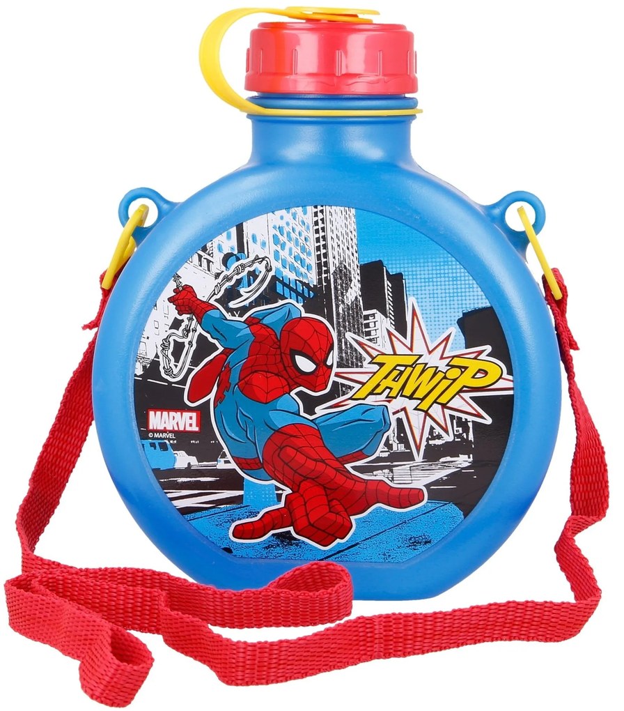 Detská plastová čutora na pitie Spiderman - MARVEL - 670 ml