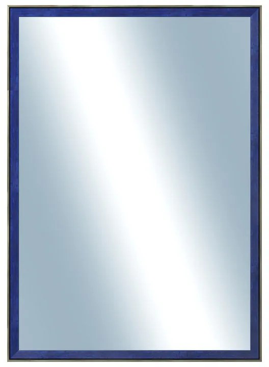 DANTIK - Zrkadlo v rámu, rozmer s rámom 50x70 cm z lišty Inclinata colori modrá (3139)