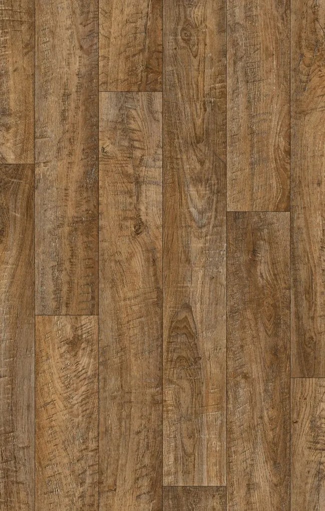 Beauflor, PVC podlaha - lino Ambient Stock Oak 039M, na mieru, šíře 2m,3m,4m, hnedá, bez podkladu, chodba / predsieň
